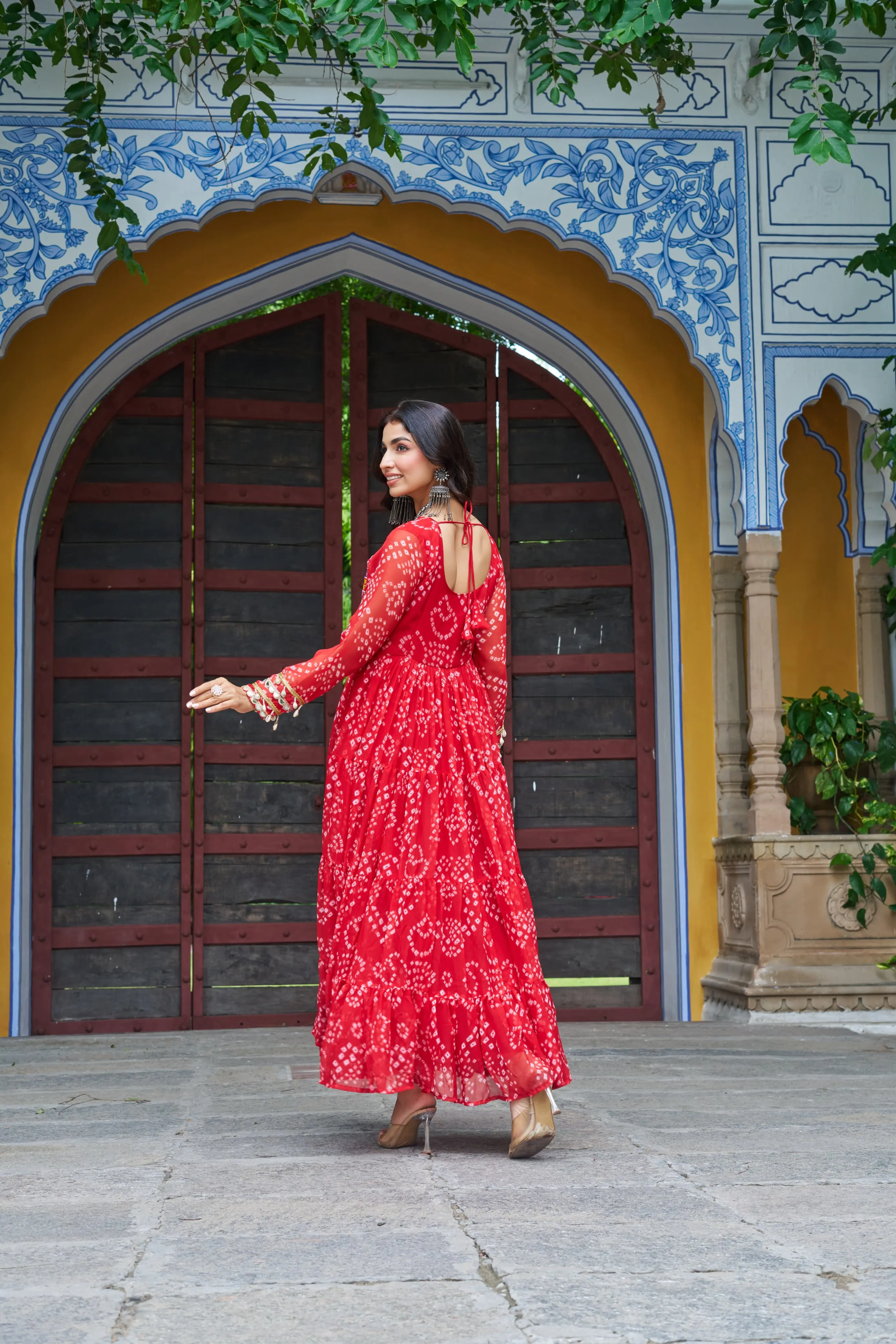 Bandhani Print Work Navratri outfits - Image 22 in Surat